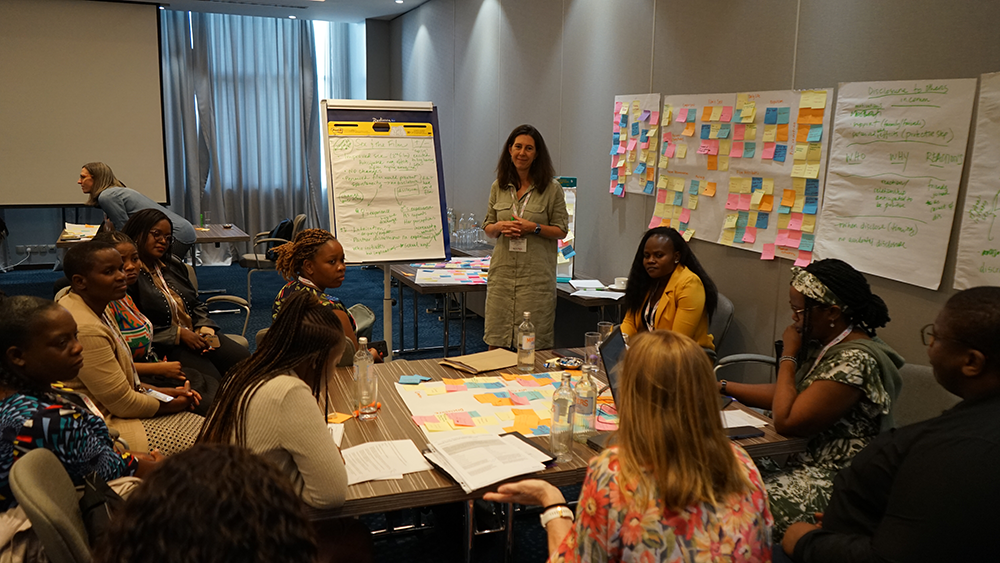 Group discussion during a meeting