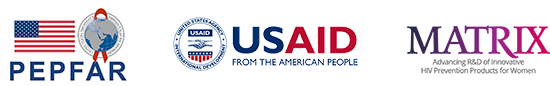 PEPFAR, USAID and MATRIX Logos
